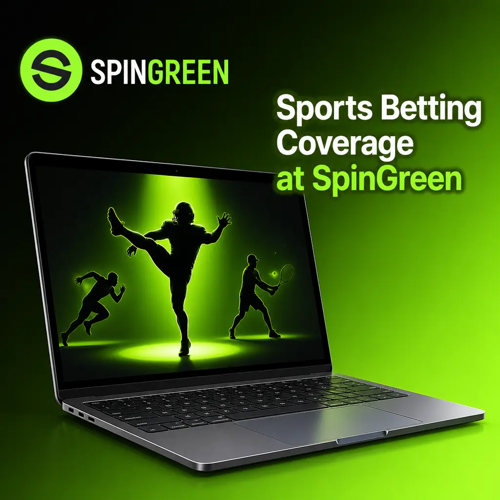 SpinGreen sportsbook offering 30+ sports including AFL, rugby, cricket, soccer, tennis and horse racing betting markets